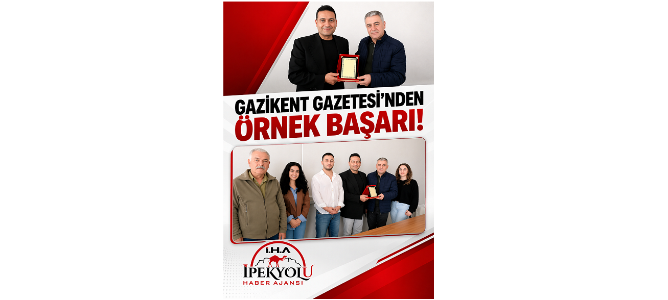 GAZETECİLİKTE EMEĞE VE BAŞARIYA ANLAMLI ÖDÜL  İlhami Boynukısa’dan Ökkeş İşçi’ye Onur Plaketi