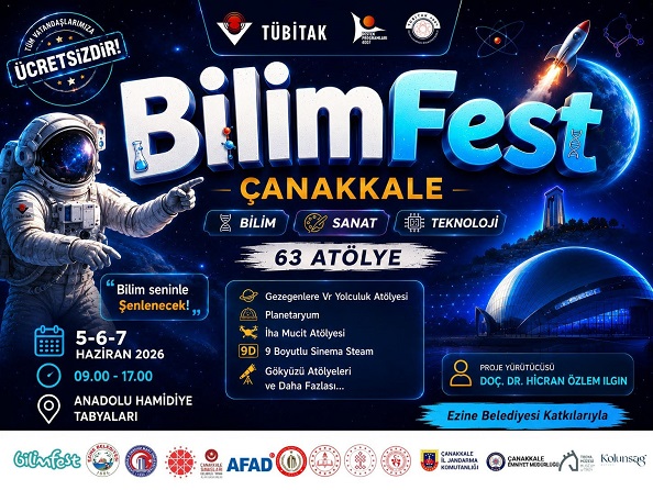 Çanakkale'de İlk Bilim Festivali İçin Geri Sayım Başladı