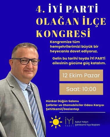 BAŞKAN AYKUT YALÇIN, İPEK YOLU HABER’E KONUŞTU: “KONGREMİZ, DEMOKRASİ ŞÖLENİ OLACAK”