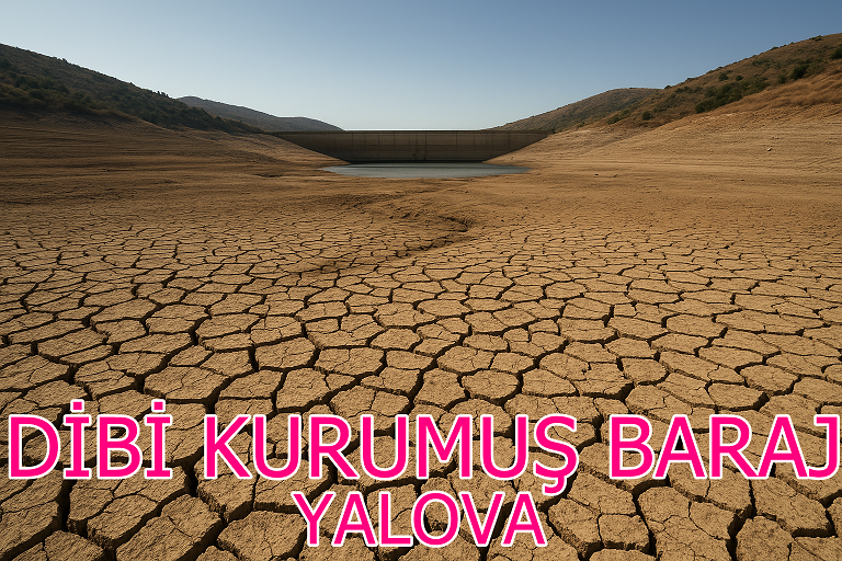 ÖNLEM ALINMAYAN GÖKÇE BARAJI GİTTİKÇE SU SEVİYESİ DÜŞÜYOR 