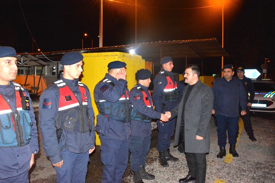 Köyceğiz Kaymakamı Kumcu, yılbaşı tedbirlerini yerinde denetledi