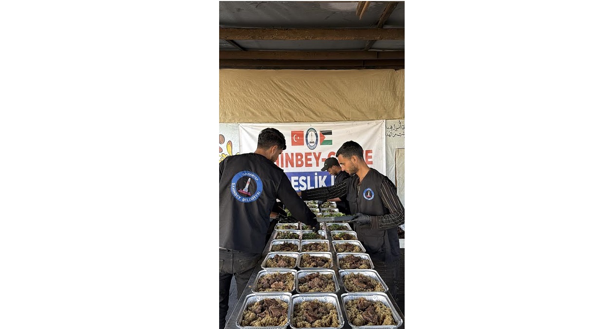 Şahinbey Belediyesi Gazze’de Her Gün 1000 Kişiye İftar Veriyor