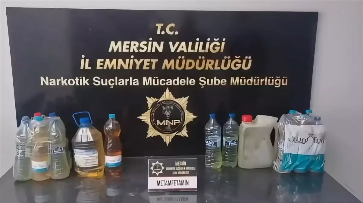 27 litre metamfetamin ele geçirildi: 3 tutuklama