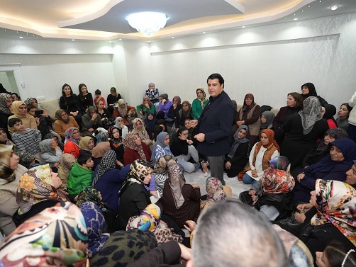 BAŞKAN YILMAZ’DAN ÇIKSORUT’A ZİYARET YILMAZ: “BİZİM MAKAM ODAMIZ SOKAKLAR”