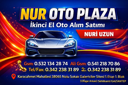 NUR OTO PLAZA İŞLETME SAHİBİ İŞ İNSANI NURİ UZUN’DAN RAMAZAN BAYRAMI MESAJI