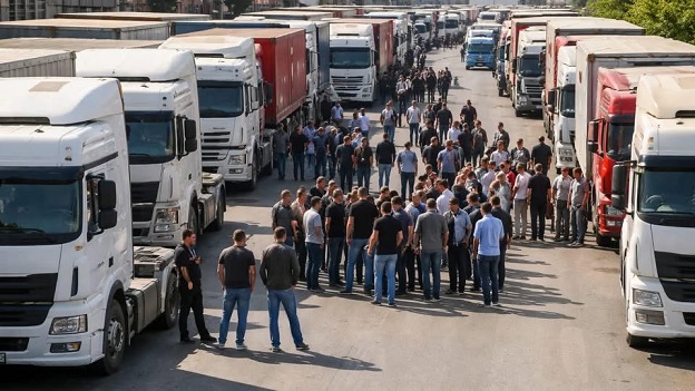 Gaziantep’te Nakliyeciler Kontak Kapattı! “Zamlar Belimizi Büktü”