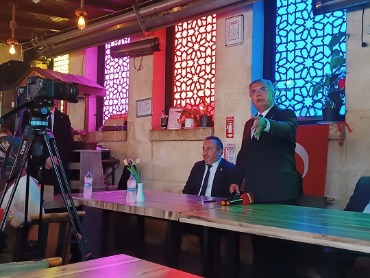  Gaziantep’te Yeniden Refah Partisi İl Divan Toplantısı Öncesi Basın Buluşması