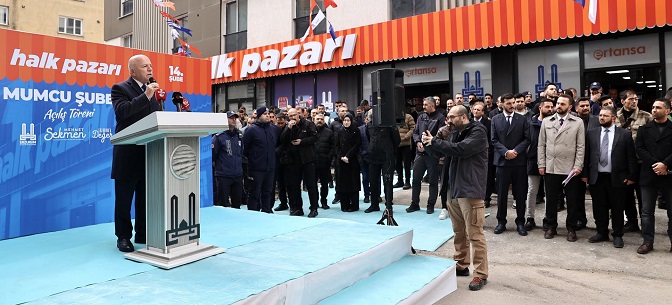 HALK PAZARI’NIN 14’ÜNCÜ ŞUBESİ MUMCU’DA AÇILDI