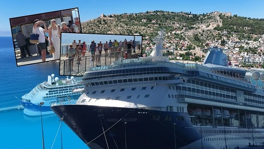 Alanya Limanı'nda Dev Misafir: Bin 767 İngiliz Turist Geldi