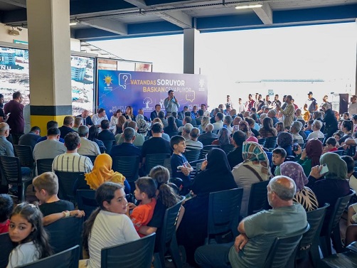 BAŞKAN YILMAZ, KUZEYŞEHİR’DE VATANDAŞLARLA BULUŞTU