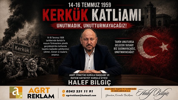 Halef Bilgiç: "Kerkük Katliamını Unutmadık, Unutturmayacağız"