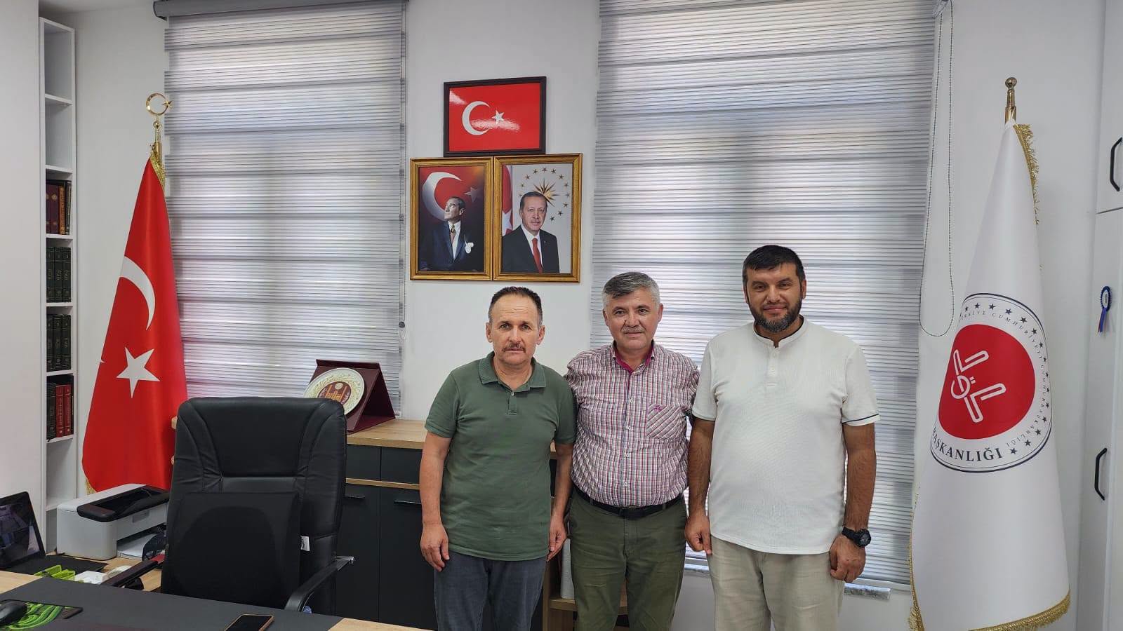 KÖYCEĞİZ MÜFTÜSÜ KARAGÖZ’E DİN GÖREVLİLERİNDEN HAYIRLI OLSUN ZİYARETİ
