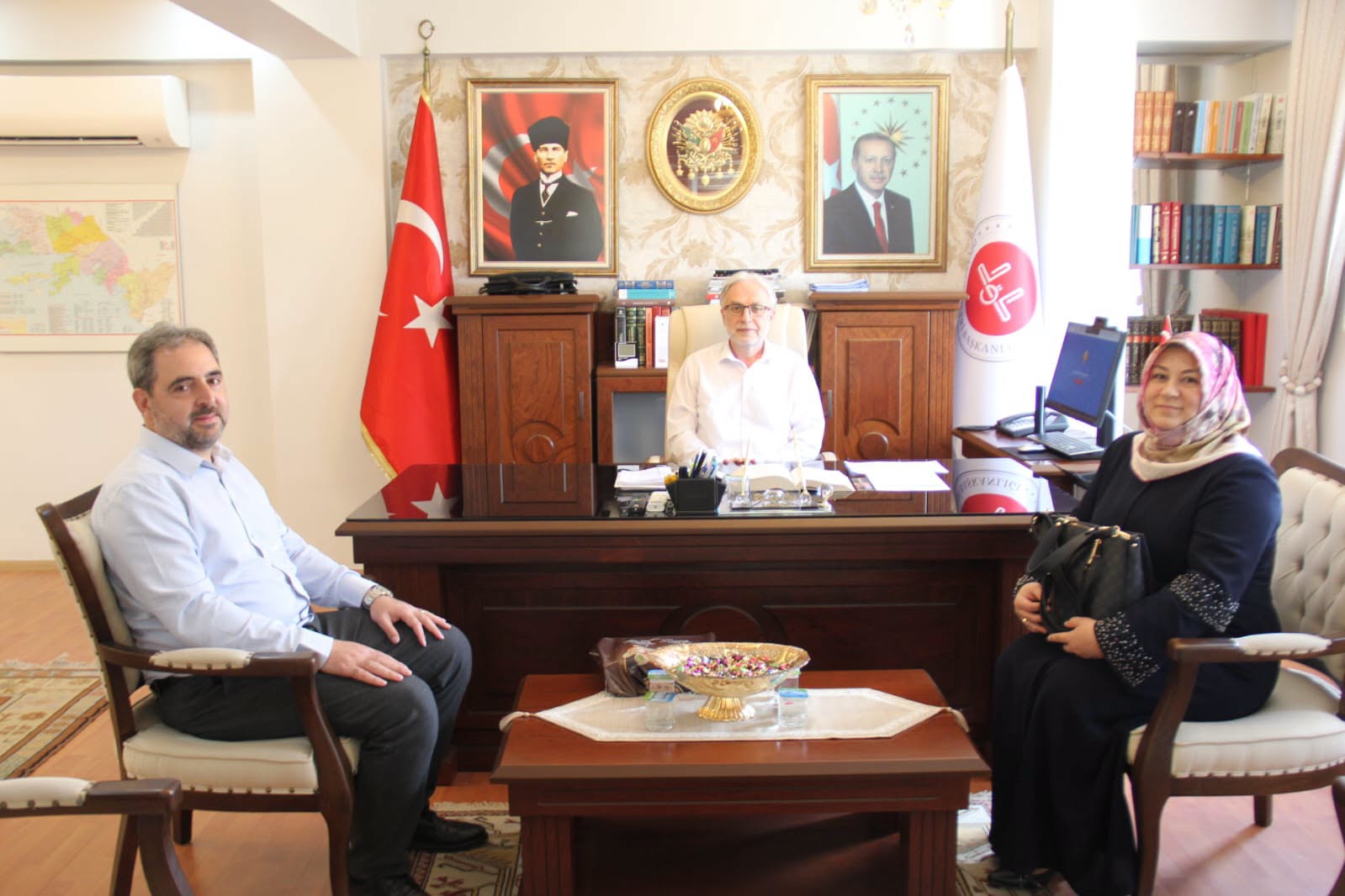 KÖYCEĞİZ MÜFTÜSÜ SÖZEN’DEN İL MÜFTÜSÜ DR. CAN’A ZİYARET