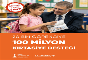 Büyükşehir’den 100 milyon TL’lik kırtasiye desteği
