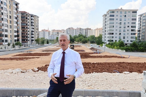 ŞAHİNBEY BELEDİYESİ’NDEN AKKENT’E 22 BİN 643 METREKARELİK YENİ YEŞİL ALAN