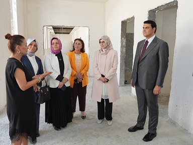 BAŞKAN YILMAZ’DAN GAZİANTEP OTİZM VAKFI OKULU’NA ZİYARET  YILMAZ VE ÇEBER İNCELEMELERDE BULUNDU
