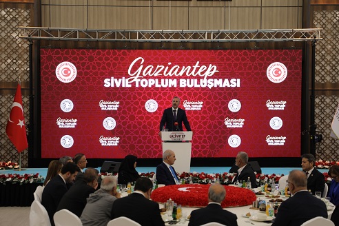 TBMM BAŞKANI KURTULMUŞ’TAN ÖNEMLİ MESAJ: “BİR OLACAĞIZ, BERABER OLACAĞIZ!”