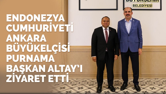 Endonezya Cumhuriyeti Ankara Büyükelçisi Achmad Rizal Purnama, UCLG Başkanı ve Konya Büyükşehir Belediye Başkanı Uğur İbrahim Altay’ı ziyaret etti.