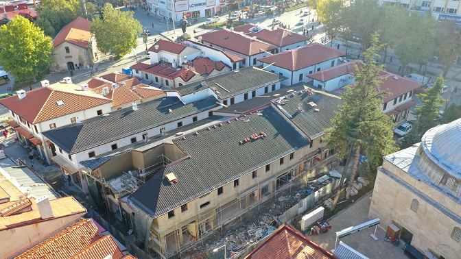  Tarihi Üzüm Pazarında 4. etap çalışmaları devam ediyor