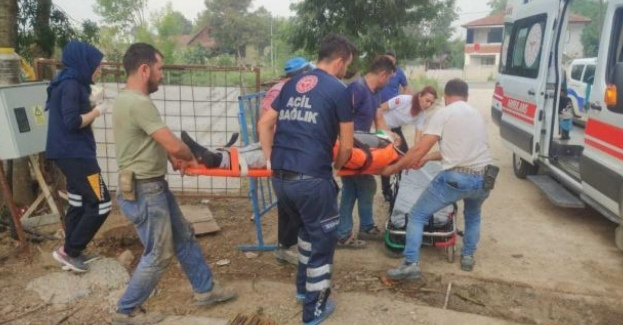 DÜZCE’DE 3 KATTAN DÜŞEN İNŞAAT İŞÇİSİ AĞIR YARALANDI