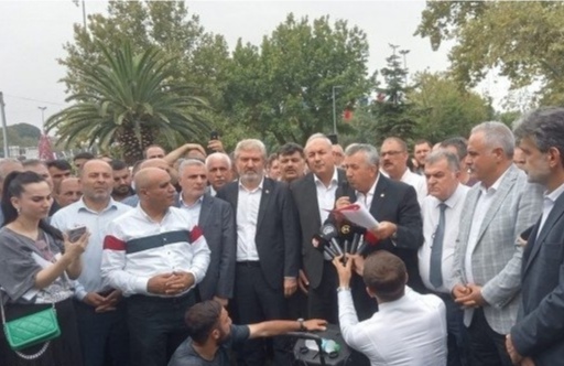  İBB ÖNÜNDE BASIN AÇIKLAMASI