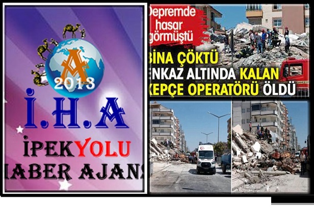 Hasarlı binanın yıkımı sırasında kepçe operatörü hayatını kaybetti