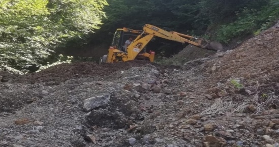 DÜZCE’DE HASAR GÖREN ORMAN YOLLARI YENİDEN ONARILIYOR