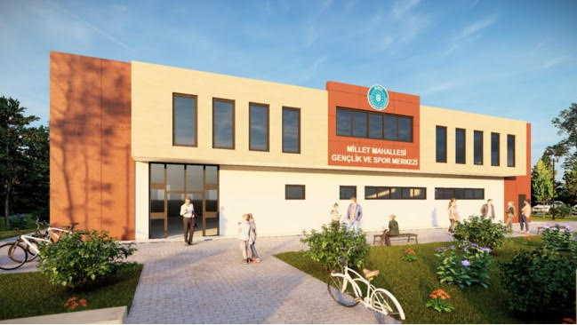 Bursa’nın merkez ilçesi Yıldırım’ın Millet Mahallesinde gençler için spor merkezi açılıyor