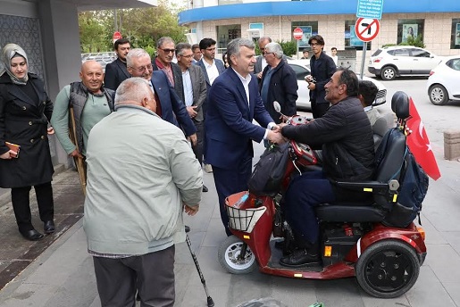  AKYÜREK SEÇİM ÇALIŞMALARINI ARALIKSIZ SÜRDÜRÜYOR