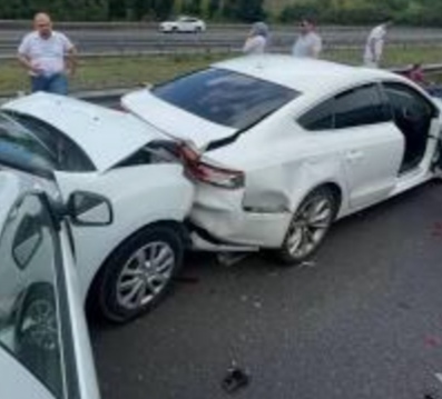 DÜZCE’DE ZİNCİRLEME KAZA