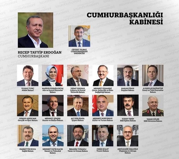 Merakla beklenen yeni kabine belli oldu, hangi isimler hangi bakanlıkların başına geçecek sorusu cevap buldu. 