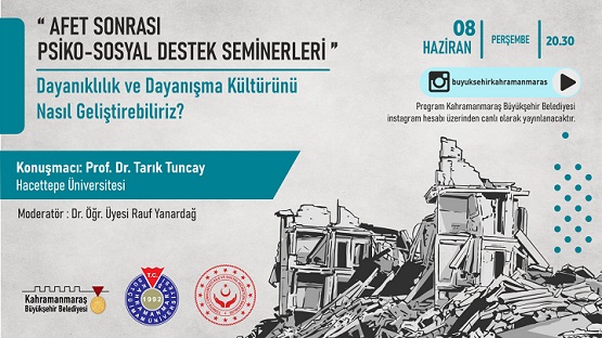  Prof. Tuncay, Dayanışma Kültürünün Geliştirilmesini Anlatacak