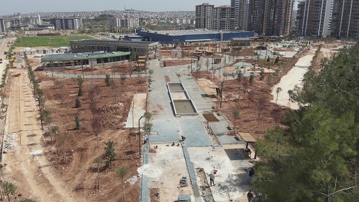 GAZİANTEP BÜYÜKŞEHİR, KENTE YENİ BİR PARK DAHA KAZANDIRIYOR PARK, HER YAŞ GRUBUNA HİTAP EDECEK ALANLARA SAHİP OLACAK