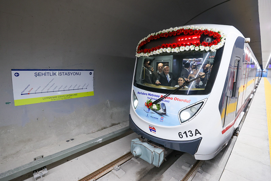 Narlıdere Metrosu’nda sona doğru   