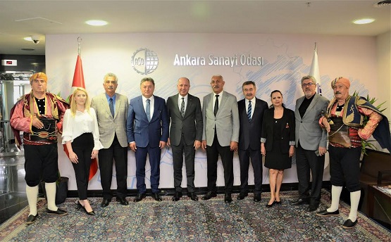 ANKARA KULÜBÜ DERNEĞİ ANKARA SANAYİ ODASINI  ZİYARET ETTİ