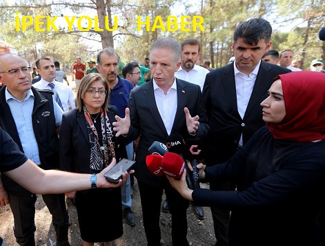 91 KİŞİLİK İTFAİYE EKİBİ VE 47 İTFAİYE ARACIYLA YANGIN KISA SÜRE İÇERİSİNDE KONTROL ALTINA ALINDI
