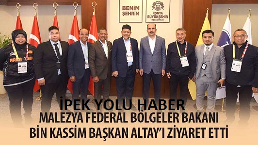 Malezya Federal Bölgeler Bakanı Bin Kassim Başkan Altay’ı Ziyaret Etti