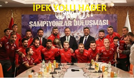 BAKAN KASAPOĞLU DÜNYA ŞAN PİYONU AMPUTE TAKIMINI AĞIRLADI