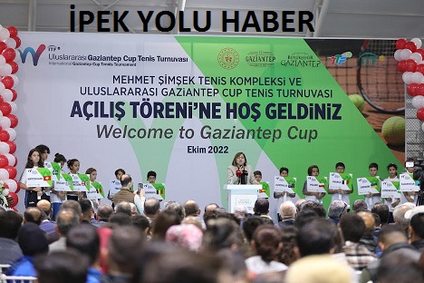 ULUSLARARASI GAZİANTEP CUP TENİS TURNUVASI BAŞLADI