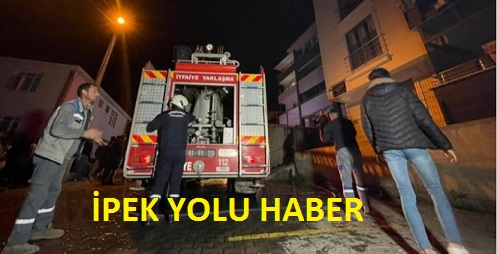 DÜZCE’DE BİR BİNADA ÇIKAN YANGINDA 9 KİŞİ DUMANDAN ETKİLENDİ