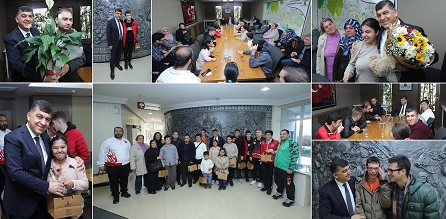 ENGELLİ VE ÖZEL SPORCULAR, BAŞKAN FADILOĞLU’NU ZİYARET ETTİ