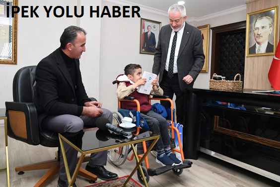 Isparta’da Minik Yusuf’tan Başkan Başdeğirmen’e iade-i ziyaret
