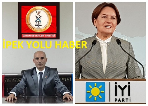  VATAN SEVERLER PARTİSİ GENEL BAŞKANI YILMAZ GÜLÜMSER İYİ PARTİ’NİN GENEL BAŞKANI MERAL AKŞENER’E GEÇMİŞ OLSUN DİLEKLERİNİ İLETİYOR.