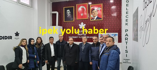    24.DÖNEM MİLLETVEKİLİ GELECEK PARTİ GENEL BAŞKAN DANIŞMANI İÇTEN ŞAHİNBEY İLÇE BAŞKANLIĞINA ZİYARET