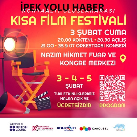 Konyaaltı Uluslararası Kısa Film Festivali (KISFF), 3 Şubat’ta başlayacak.