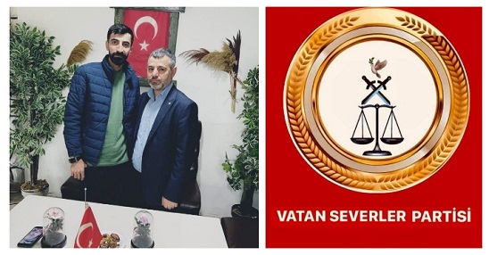 VATAN SEVERLER PARTİSİ DİYARBAKIR SUR İLÇE BAŞKANI MEHMET ÖZBEK MAZBATASINI ALDI.