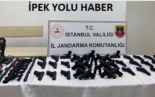 PENDİK’TE KAÇAK SİLAH İMALATHANESİNE BASKIN