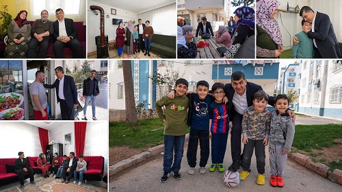  FADILOĞLU; YETİMLERİ, YAŞLILARI VE HASTALARI YALNIZ BIRAKMIYOR     BAŞKAN FADILOĞLU, 5 HANENİN MİSAFİRİ OLDU