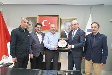 YTSO, Yalova Atıksu ve Kanalizasyon Alt Yapı Tesislerini İşletme Birliği (YASKİ) Başkanı Oktay Tunç’u Ziyaret Etti.