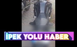 Plakasını gizleyen motosikletli ile polisten kaçarken yakalandı 